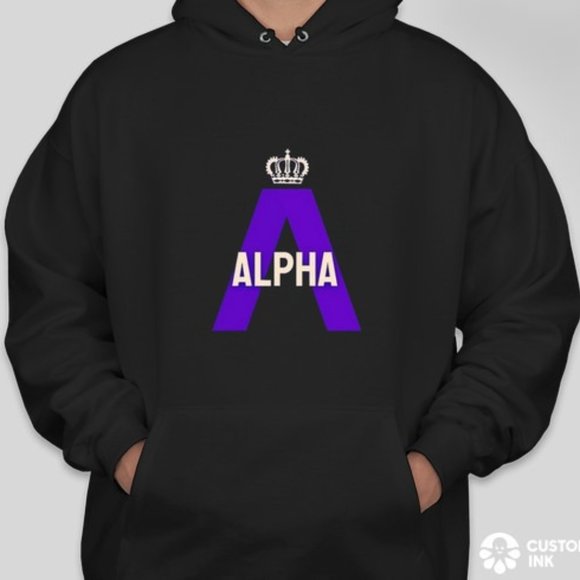 Unisex Alpha Hoodie - Picture 1 of 2